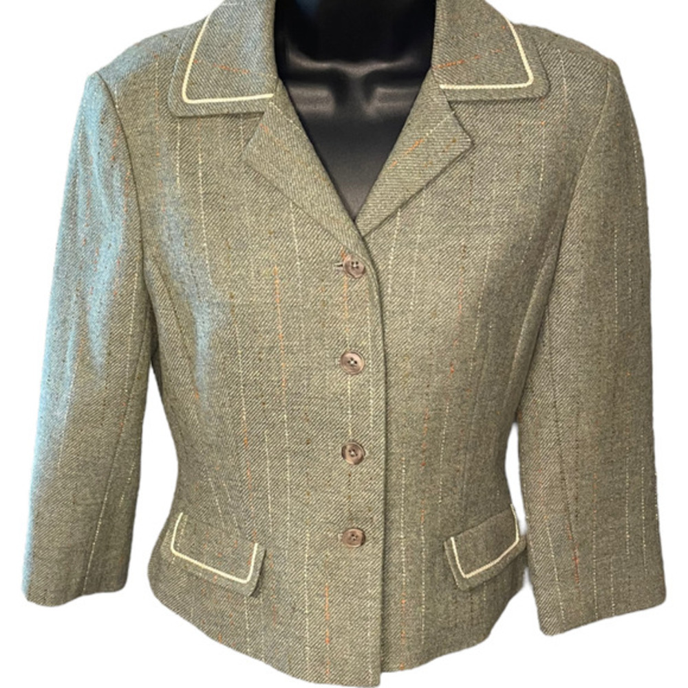 Halogen Wool Tweed Women’s Blazer Sz S